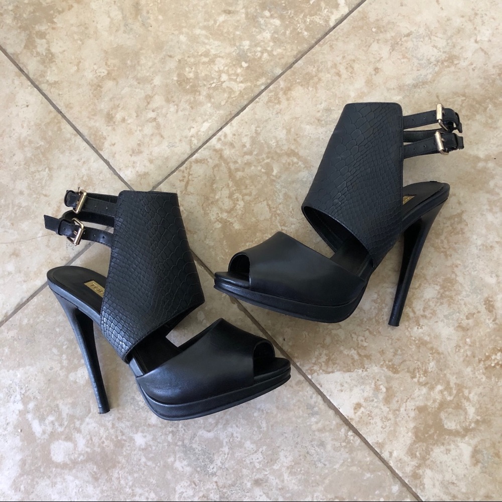 Topshop black heels